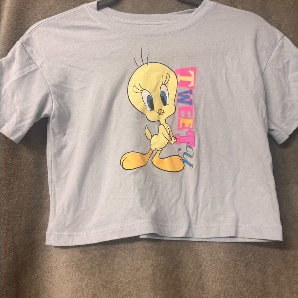 Kids Tweety Graphic Tee - Light Gray